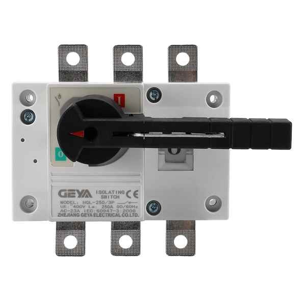 GEYA格亚HGL-63A 100A 160A 250A 400A630A隔离负荷开关3P/4P380V