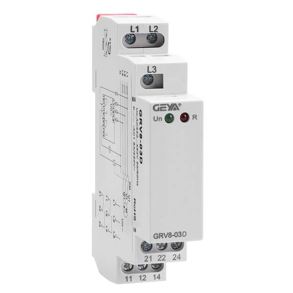 GRV8 03~08型D系列三项电压监控继电器（2组输出）
