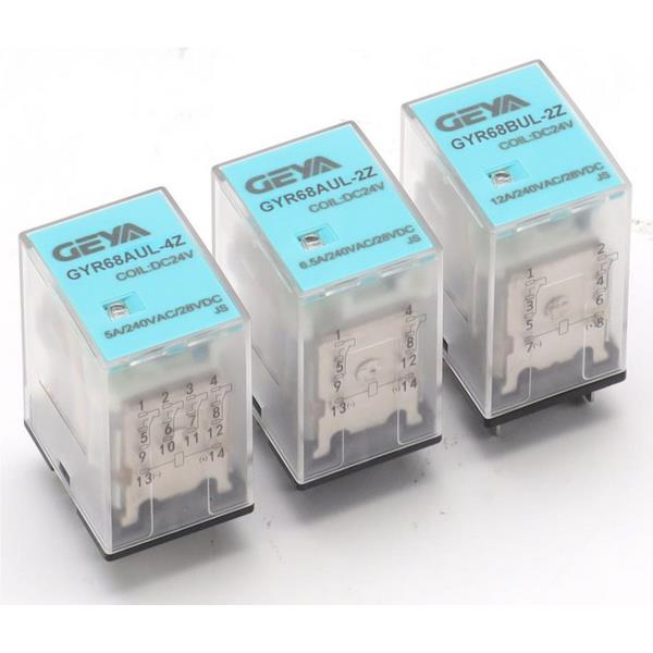 GYR68AUL/GYR68BUL系列电磁式继电器