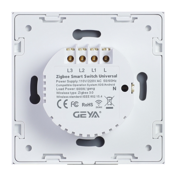 GSW6-S8-Univ-Z系列欧标WIFI控制型智能墙壁开关 GSW6-S8-Univ-Z系列欧标WIFI控制型智能墙壁开关