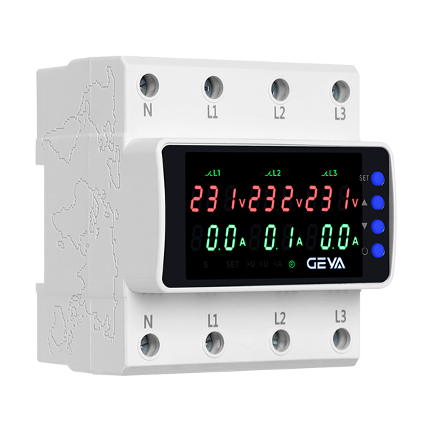 GPS6-N6VA2型六显过欠压/过流保护器